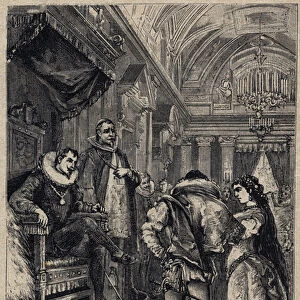 The marriage of Giulia Farnese with Orsino Orsini in the house of Rodrigo Borgia 1489