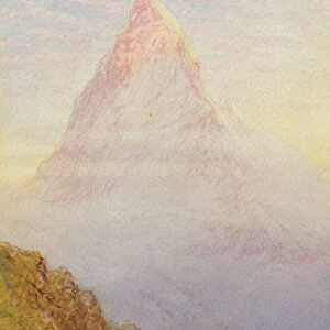 The Matterhorn, 1870 (w / c on paper)