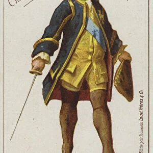 Maurice de Saxe (chromolitho)