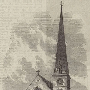 The Maxwell Presbyterian Church, Glasgow (engraving)