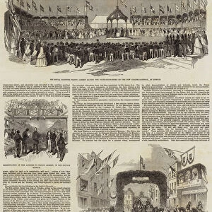 Meeting of the British Association at Ipswich (engraving)