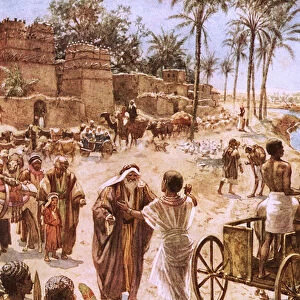 The meeting of Jacob and Joseph in Egypt