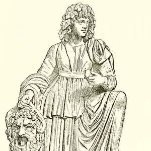 Melpomene, the Muse of Tragedy (engraving)