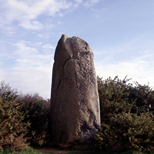 Menhir in the peninsula of Rhuys (56)