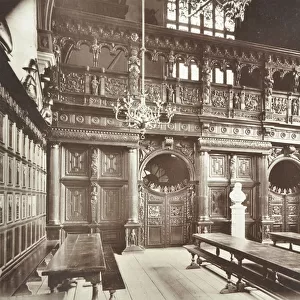 Middle Temple Hall, 1885 (b / w photo)