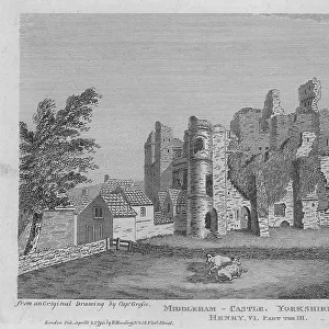 Middleham Castle, Yorkshire (engraving)