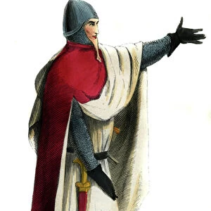 Military costume, Knight - 14th century