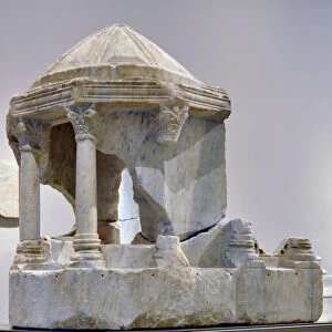 Miniature replica of the Holy Sepulchre of Jerusalem. 5th century (marble)