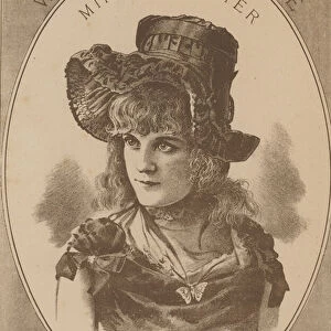 Minnie Palmer; Wait for me, my sweetheart, I am coming (engraving)