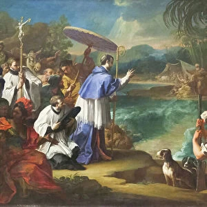 The Miracle of St Toribio, 1726 (oil on canvas)