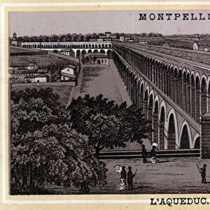 The Montpellier Acqueduc (Herault, Languedoc-Roussillon region)