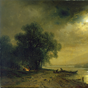 Moonlight (oil on canvas)
