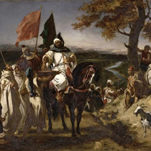 Moroccan Caid, 1837 (oil on canvas)