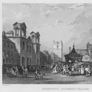 Morpeth, Market-Place (engraving)