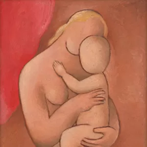 Mother and baby, c. 1934 (oil on plywood)