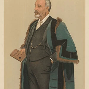 Mr Alderman William Treloar (colour litho)