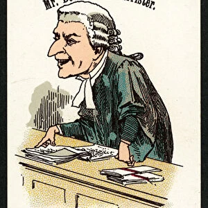 Mr Bounce The Barrister (colour litho)