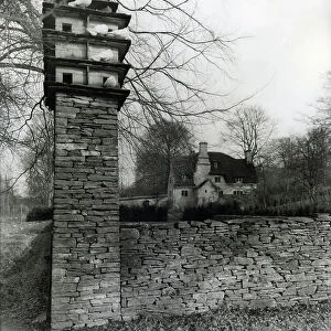 Mr Gimson's House, Sapperton, from The English Manor House (b/w photo)