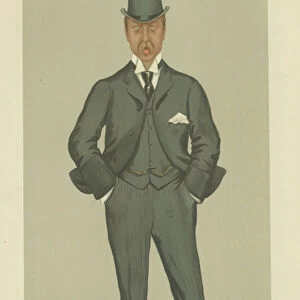Mr Victor Cavendish (colour litho)