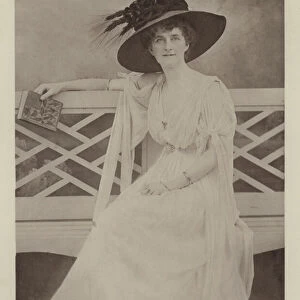 Mrs John Dunville (b / w photo)