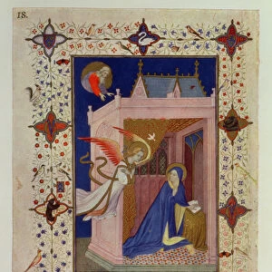 MS 11060-11061 Hours of Notre Dame: Matins, The Annunciation