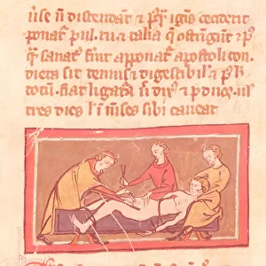 Ms H 89 fol. 23 Surgery, from an edition of the Book of Surgery