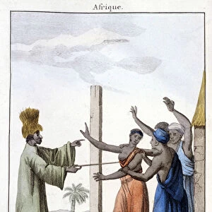 The Munbo-Jumbo, designating the woman guilty (Manding), 1811