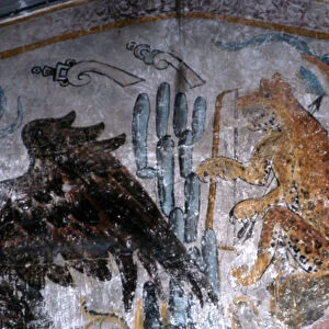 Detail of a mural (fresco)