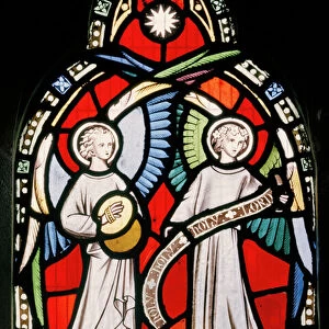Musical Angels, 1857 (stained glass)