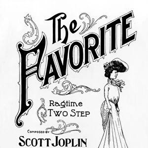 Musical Score for The Favorite by Scott Joplin (litho)