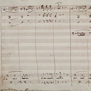 Musical Score for the La calunnia e un venticello aria