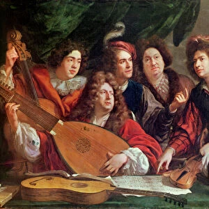 The Musical Society, 1688 (oil on canvas)