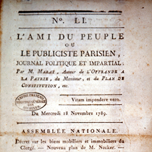 Na 51 of "L Ami du Peuple ou le publiciste Parisien