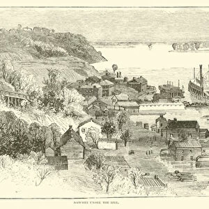 Natchez under the hill, May 1862 (engraving)