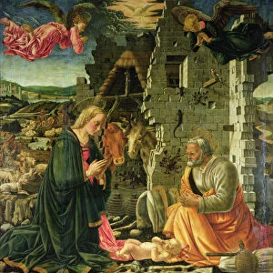 The Nativity, 1465-70 (oil on panel)