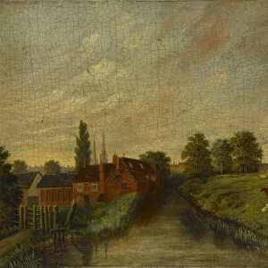 Nauls Mill, Coventry, 1878 (oil on panel)