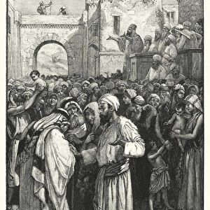 Nehemiah preaching (engraving)