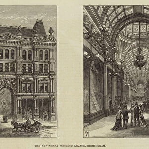 The New Great Western Arcade, Birmingham (engraving)