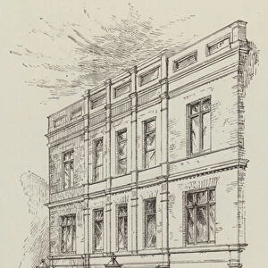 The New Lyceum Theatre at Ipswich (engraving)