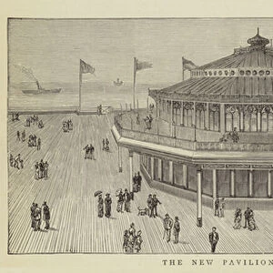 The New Pavilion on Southsea Pier (engraving)