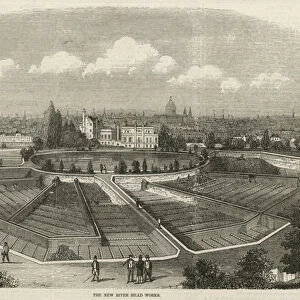 The New River Head waterworks (engraving)