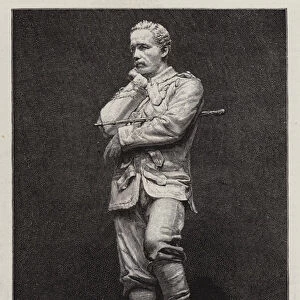 The New Statue of the Late General Gordon in Trafalgar Square (engraving)