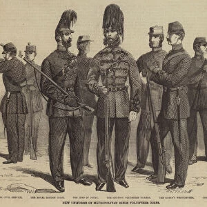 New Uniforms of Metropolitan Rifle Volunteer Corps (engraving)
