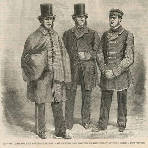 New Uniforms for Post Workers at the General Post Office (engraving)