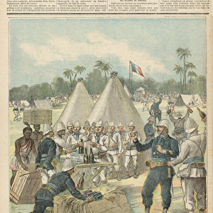 New Years Boxes in Dahomey, from Le Petit Journal, 31st December 1892
