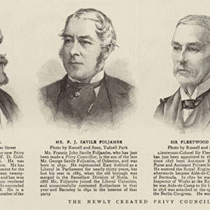 The Newly created Privy Councillors (engraving)