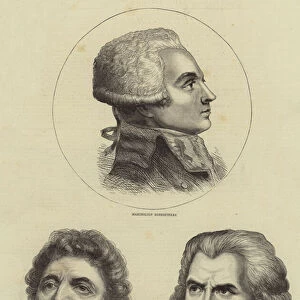 "Ninety-Three", the Revolutionary Triumvirate (engraving)
