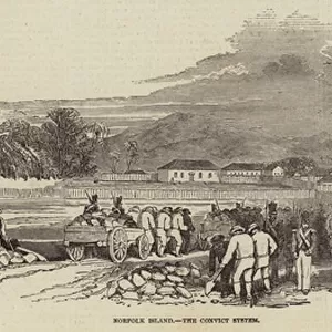 Norfolk Island, the Convict System (engraving)
