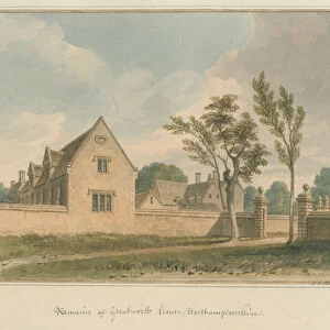 Northamptonshire - Greatworth House, 1826 (w / c on paper)