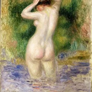 Nude Wading, c. 1880 (oil on canvas)